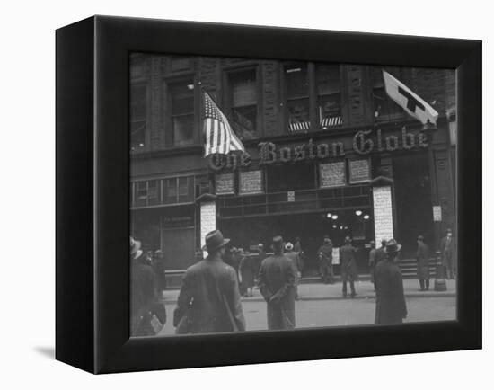 The Boston Globe Building-Walter Sanders-Framed Premier Image Canvas