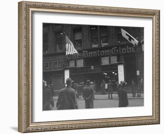 The Boston Globe Building-Walter Sanders-Framed Photographic Print