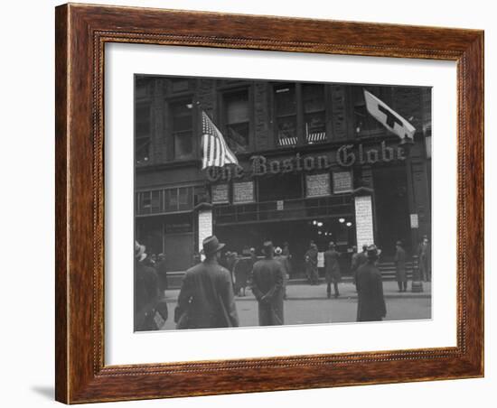 The Boston Globe Building-Walter Sanders-Framed Photographic Print