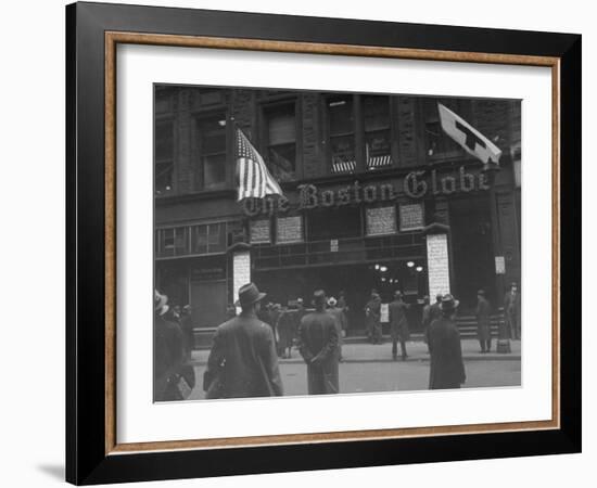 The Boston Globe Building-Walter Sanders-Framed Photographic Print