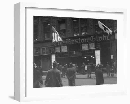 The Boston Globe Building-Walter Sanders-Framed Photographic Print