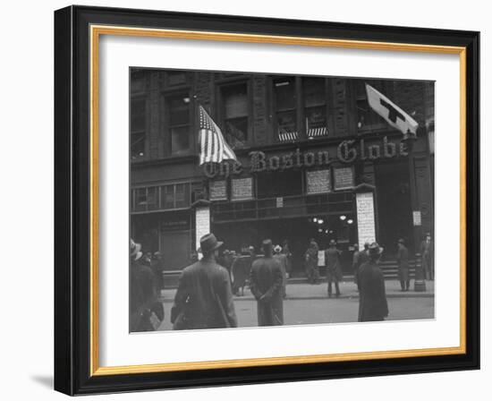 The Boston Globe Building-Walter Sanders-Framed Photographic Print