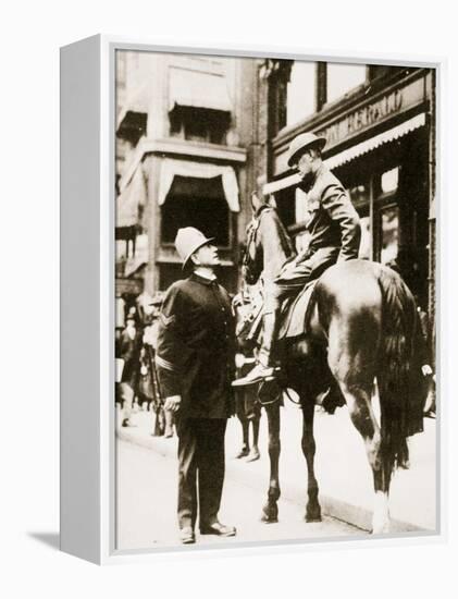 The Boston Police Strike, Massachusetts, USA, September 1919-Unknown-Framed Premier Image Canvas