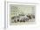 The Boston Tea Party, 1846-Currier & Ives-Framed Giclee Print