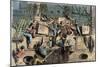 The Boston Tea Party, 6th of December 1773-French School-Mounted Giclee Print