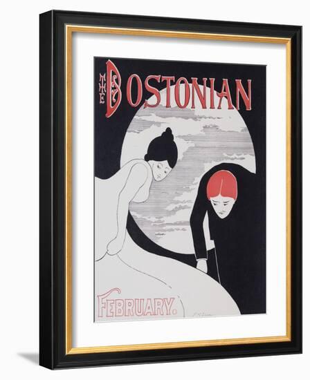 The Bostonian Original American Literary Poster-null-Framed Giclee Print