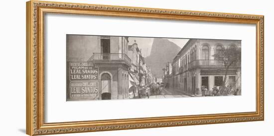 'The Botafogo end of the fashionable Rua Sao Clemente. Corcovado in the distance', 1914-Unknown-Framed Photographic Print