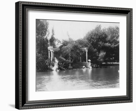 The Botanical Garden at Palermo Park, Buenos Aires, Argentina, 1927-null-Framed Giclee Print