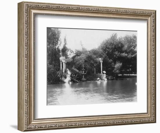 The Botanical Garden at Palermo Park, Buenos Aires, Argentina, 1927-null-Framed Giclee Print