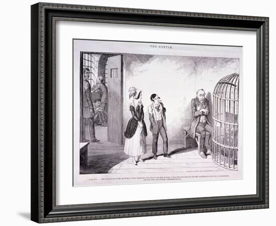 The Bottle, 1847-George Cruikshank-Framed Giclee Print