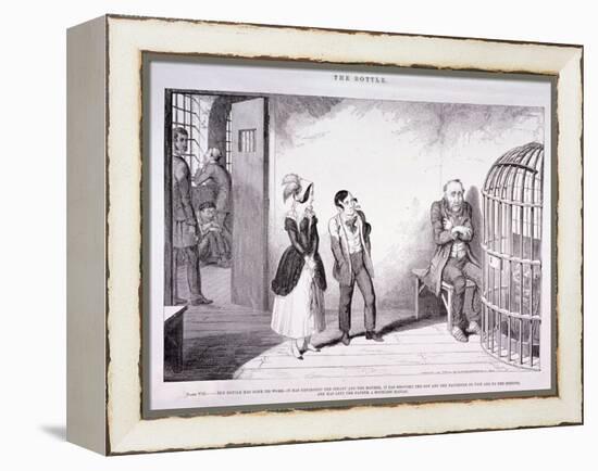 The Bottle, 1847-George Cruikshank-Framed Premier Image Canvas