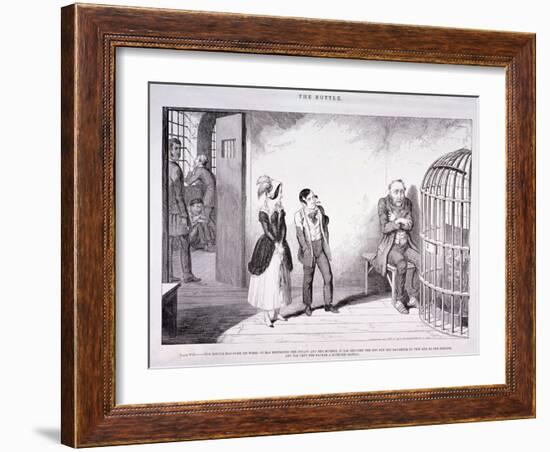 The Bottle, 1847-George Cruikshank-Framed Premium Giclee Print