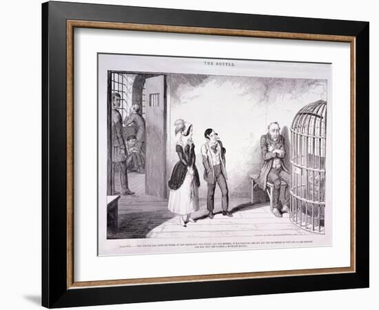 The Bottle, 1847-George Cruikshank-Framed Premium Giclee Print