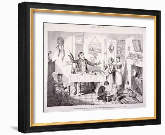 The Bottle, 1847-George Cruikshank-Framed Premium Giclee Print