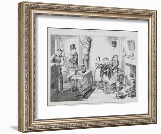 The Bottle, Plate III, 1847-George Cruikshank-Framed Giclee Print