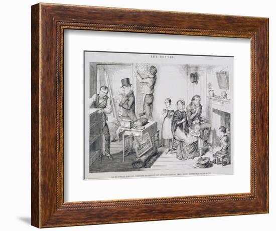 The Bottle, Plate III, 1847-George Cruikshank-Framed Giclee Print