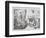 The Bottle, Plate III, 1847-George Cruikshank-Framed Giclee Print