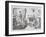 The Bottle, Plate III, 1847-George Cruikshank-Framed Giclee Print