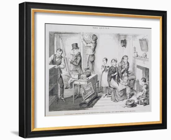 The Bottle, Plate III, 1847-George Cruikshank-Framed Giclee Print