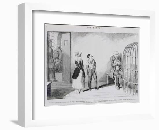 The Bottle, Plate VIII, 1847-George Cruikshank-Framed Giclee Print