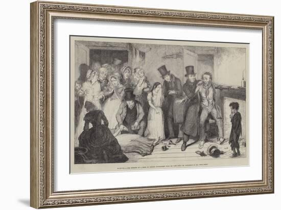 The Bottle-George Cruikshank-Framed Giclee Print