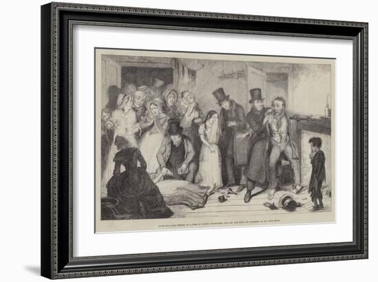 The Bottle-George Cruikshank-Framed Giclee Print