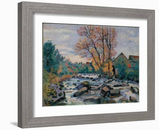 The Bouchardon Mill, Crozant, c.1898-Jean Baptiste Armand Guillaumin-Framed Giclee Print