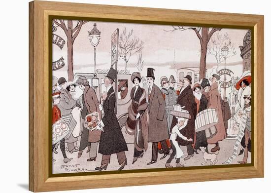 The Boulevard, 1913-Leopoldo Metlicovitz-Framed Premier Image Canvas