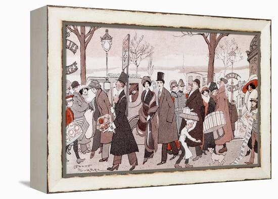 The Boulevard, 1913-Leopoldo Metlicovitz-Framed Premier Image Canvas