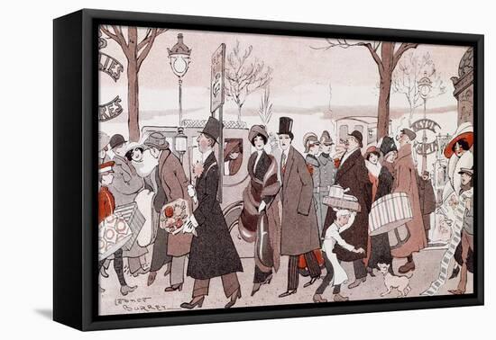 The Boulevard, 1913-Leopoldo Metlicovitz-Framed Premier Image Canvas