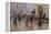 The Boulevard des Capucines and the Vaudeville Theatre, 1889-Jean Béraud-Framed Premier Image Canvas
