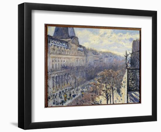 The Boulevard Des Italians in Paris Painting by Gustave Caillebotte (1848-1894) 1880 Private Collec-Gustave Caillebotte-Framed Giclee Print