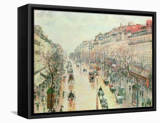 The Boulevard Montmartre, 1893-Camille Pissarro-Framed Premier Image Canvas