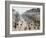 The Boulevard Montmartre on a Winter Morning, 1897-Camille Pissarro-Framed Giclee Print