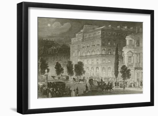 The Boulevards-Eugene-Louis Lami-Framed Giclee Print