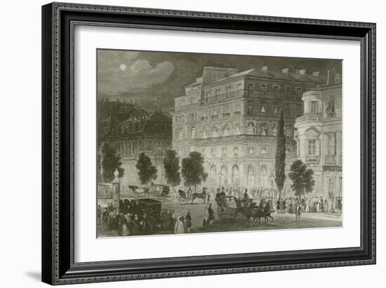 The Boulevards-Eugene-Louis Lami-Framed Giclee Print