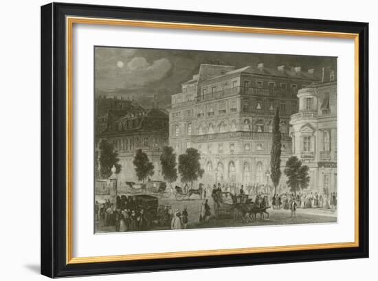 The Boulevards-Eugene-Louis Lami-Framed Giclee Print