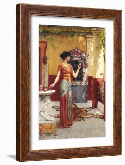 The Bouquet, 1899-John William Godward-Framed Giclee Print