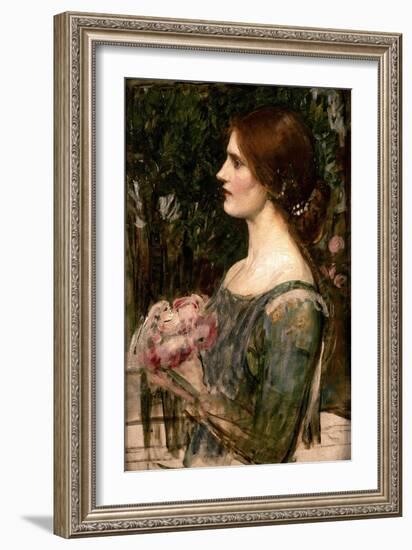 The Bouquet, C.1908-John William Waterhouse-Framed Giclee Print