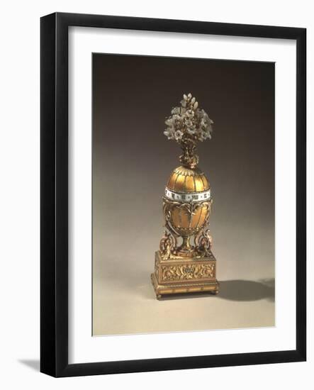 The Bouquet of Lilles Clock Egg (Or the Madonna Lily Eg), 1899-Michail Pershin-Framed Photographic Print