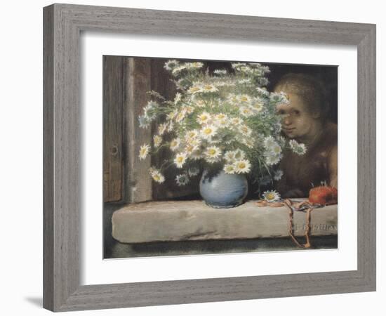 The Bouquet of Margueritas-Jean-François Millet-Framed Giclee Print