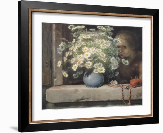 The Bouquet of Margueritas-Jean-François Millet-Framed Giclee Print