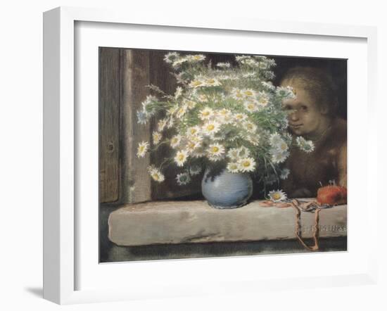 The Bouquet of Margueritas-Jean-François Millet-Framed Giclee Print