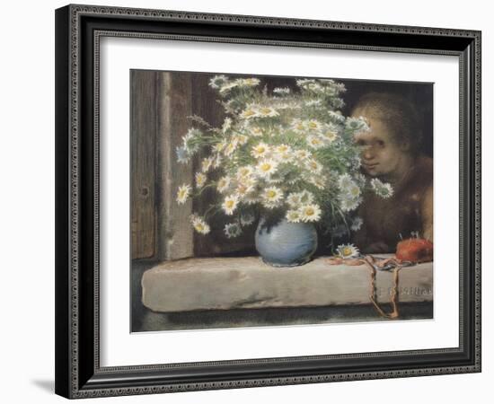 The Bouquet of Margueritas-Jean-François Millet-Framed Giclee Print