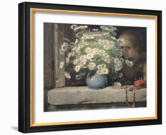 The Bouquet of Margueritas-Jean-François Millet-Framed Giclee Print