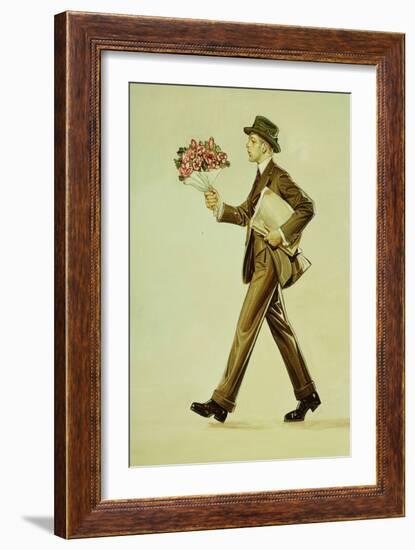 The Bouquet, (Oil on Canvas)-Joseph Christian Leyendecker-Framed Giclee Print