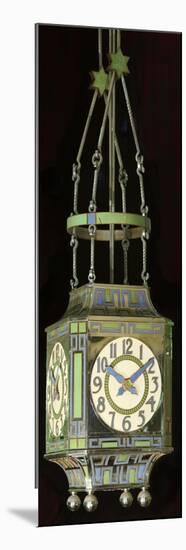 The Bourne and Hollingsworth Department Store Clock with Musical Chimes on Six Bells, England, 1927-Morris & Co-Mounted Giclee Print