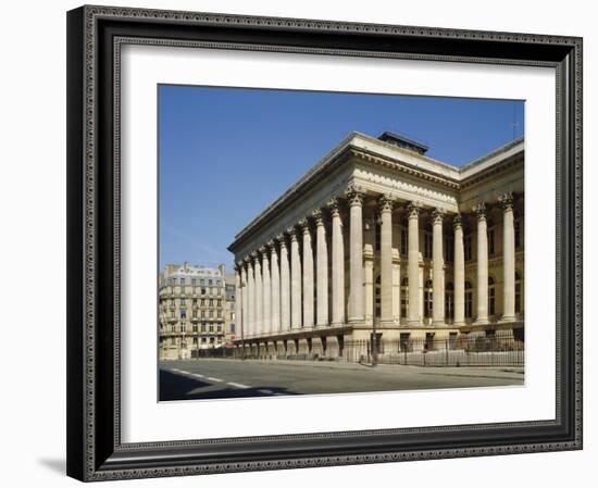 The Bourse (Stock Exchange), Paris, France, Europe-Philip Craven-Framed Photographic Print