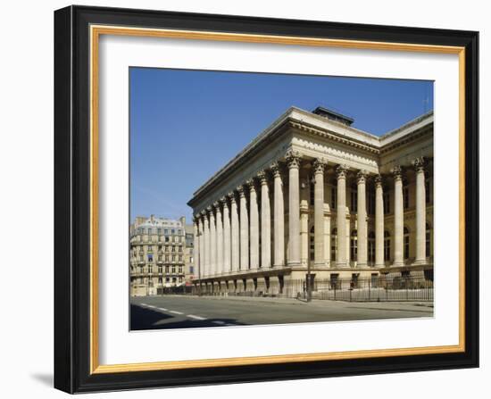 The Bourse (Stock Exchange), Paris, France, Europe-Philip Craven-Framed Photographic Print