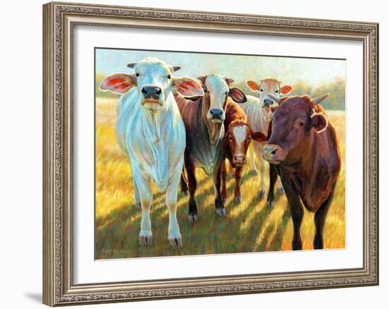 The Bovines-Rita Kirkman-Framed Art Print